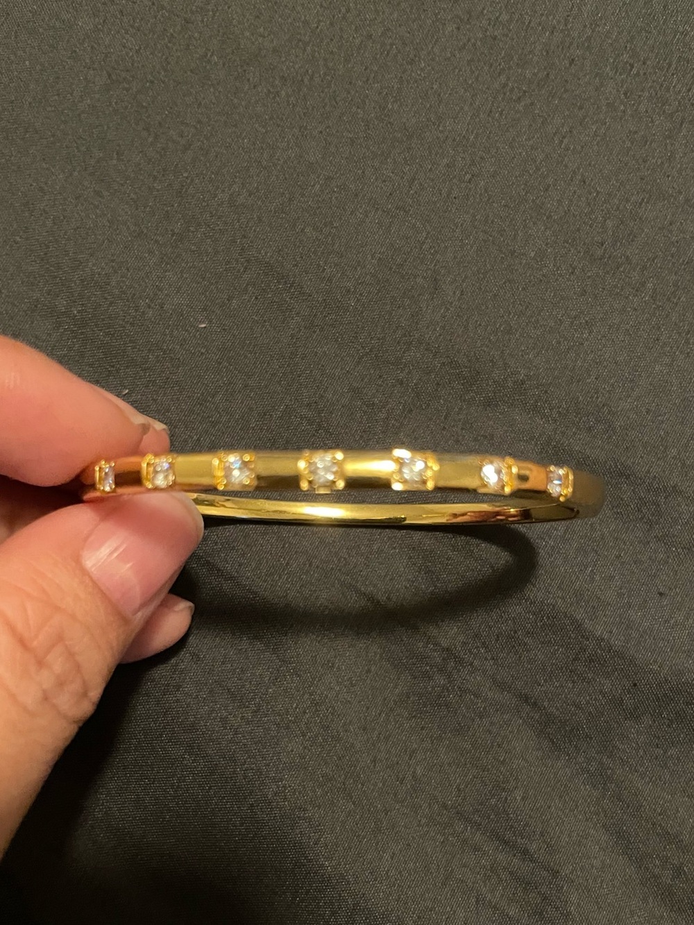 New - 14k gold plated bangle